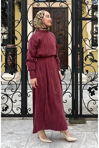 TUGBA COLLECTION Yeni Sezon İpek Kupra Uzun Elbise