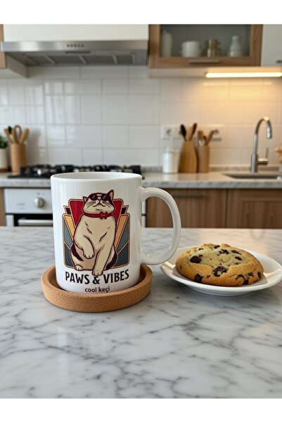 Hababamevi Keçi ⭐ Cat Baskılı Porselen Kupa