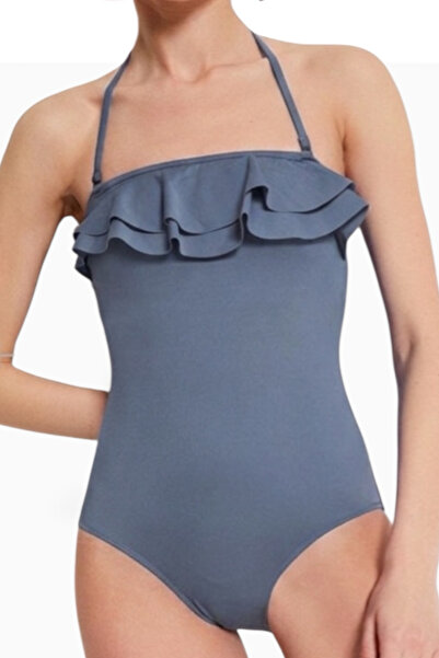 Nilmay mayo Women's Ruffle Detailed Swimsuit