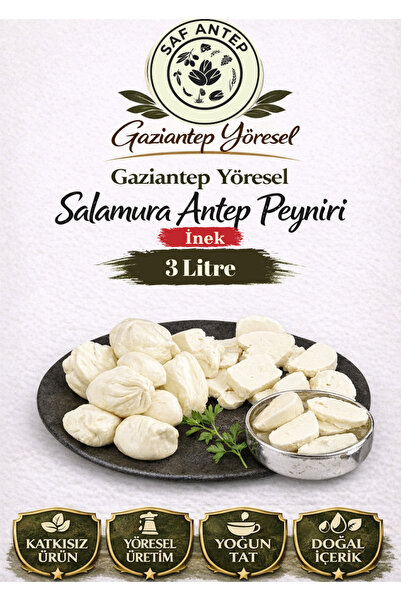 safantep Gaziantep Yöresel Salamura İnek Peyniri 3 Litre Doğal Geleneksel Ev ...