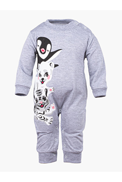 Baby Cara Baby Romper – Turkish Cotton Animal Print Design