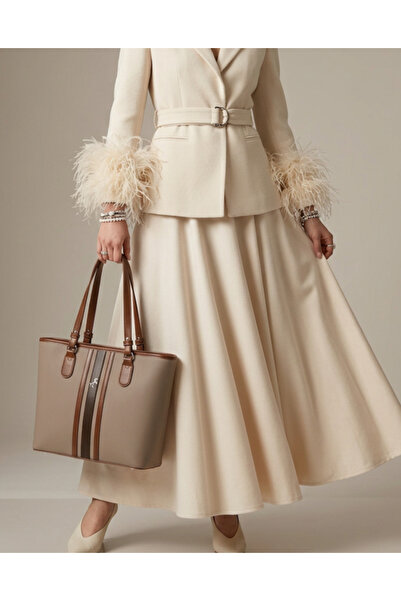 Çanta Trend Miami Polo Club Mink Large Size Handbag