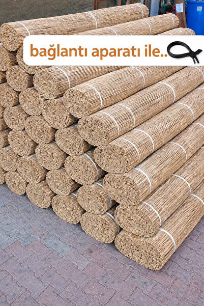 Greenosier 110cm.x3m.Hasır Çit Balkon Çiti Bahçe Çiti Gölgelik