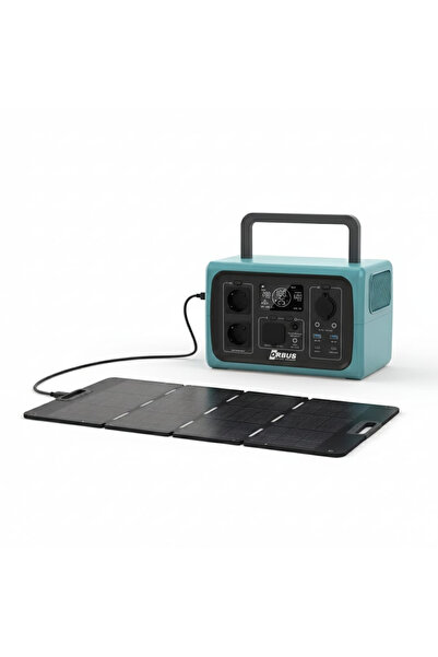 ORBUS 600 Güç Kaynağı+100W Katlanır Güneş Paneli