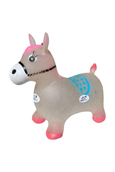 NOVOKIDS Jumping Donkey Măgar săritor gonflabil, cu sunete și lumini, 55x50x2...