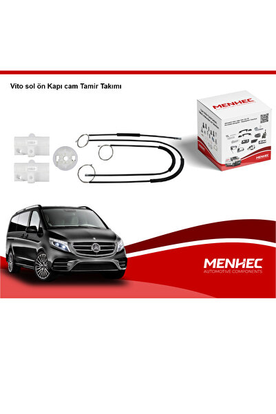 Menhec Otomotiv Mercedes Vito Viano W639 2004-2010 ÖN SOL Cam Kriko Teli Tami...