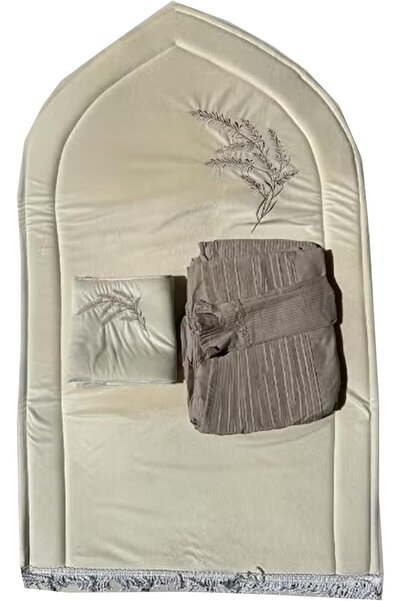 Generic Lavender Prayer Rug Set - 3 Pieces