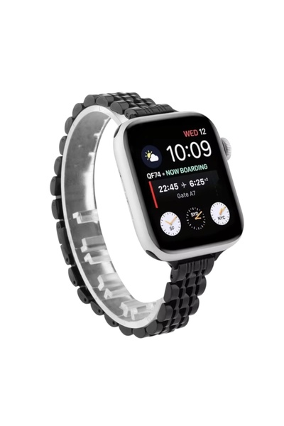 KILIF HOUSE ساعة بمقاس 38 - 40 - 41 ملم متوافقة مع حزام فولاذي أنيق ورقيق