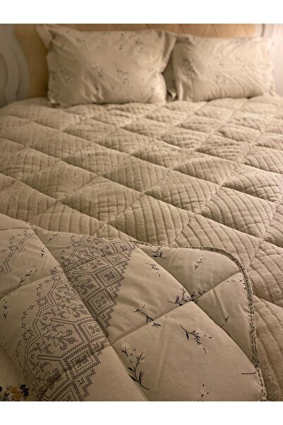 BURYAHOME Meri̇nos Double Sleeping Set with Pillow and Gift