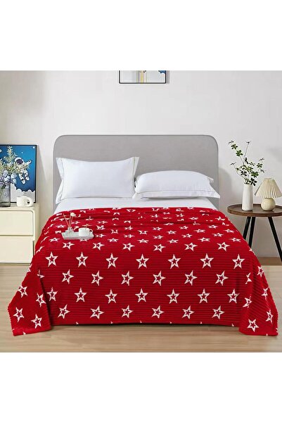 Luna StarFluff Blanket with Stars 200x230 cm - Premium Microfiber Fluffy Blan...