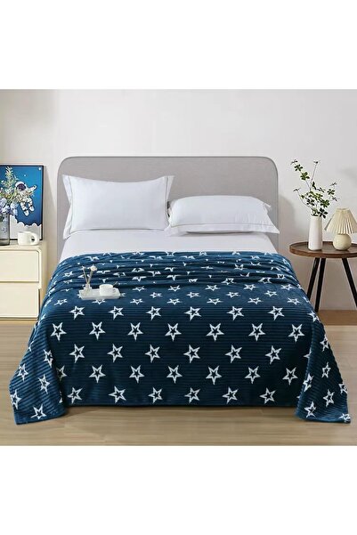 Luna StarFluff Blanket with Stars 200x230 cm - Premium Microfiber Fluffy Blan...