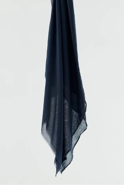 Modakaşmir Aya Shal - Dark Navy Blue