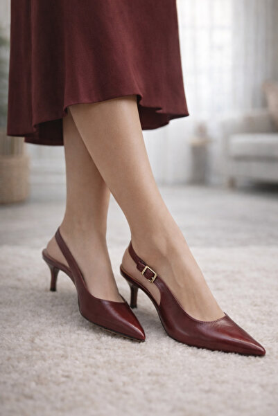 Firibu Premium Sivri Burun Stiletto Topuklu Kadın Ayakkabı Şık Abiye Davet Mo...