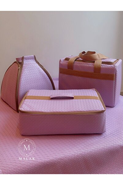 NO BRAND 4-piece padded food storage bag set