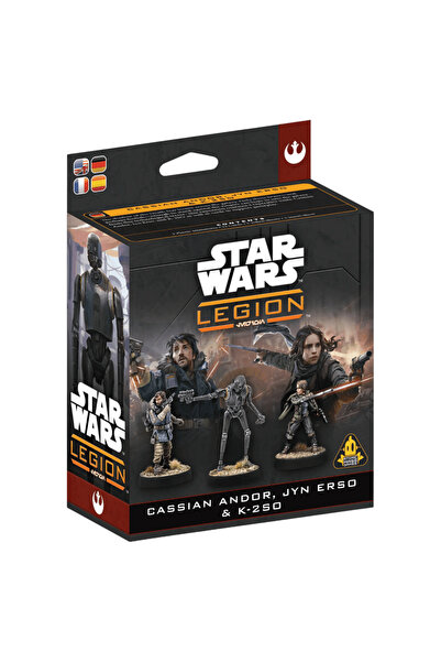 Atomic Mass Games Star Wars Legion Cassian Andor Jyn Erso K-2SO Operative Exp...