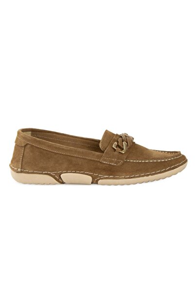 Pegia Suede Chain Detail Loafers Dg6105
