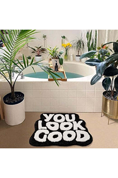 Jaskus Universal "You Look Good" Bath Mat