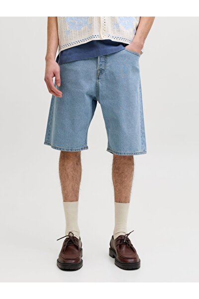 Jack & Jones Pantaloni scurți din denim cu croială largă