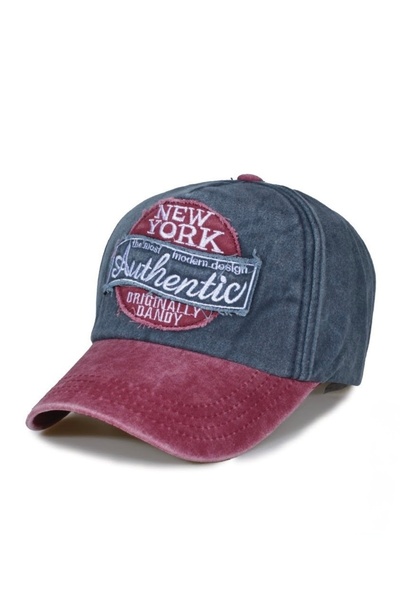 LUCEA Vintage Yıkamalı new york Nakışlı Baseball Şapka – Unisex Ayarlanabilir...