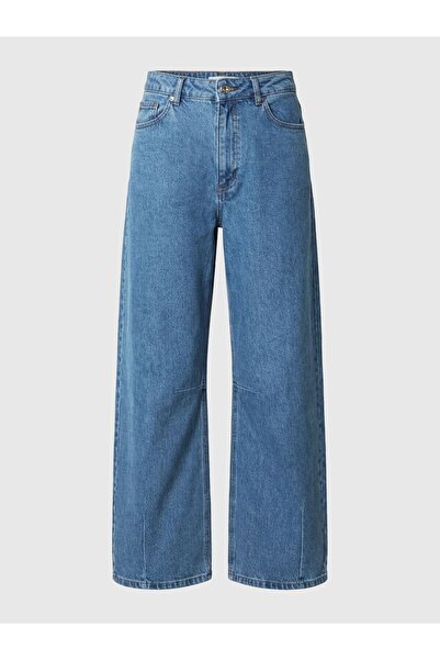SELECTED Barrel Fit Jeans Mid Waist