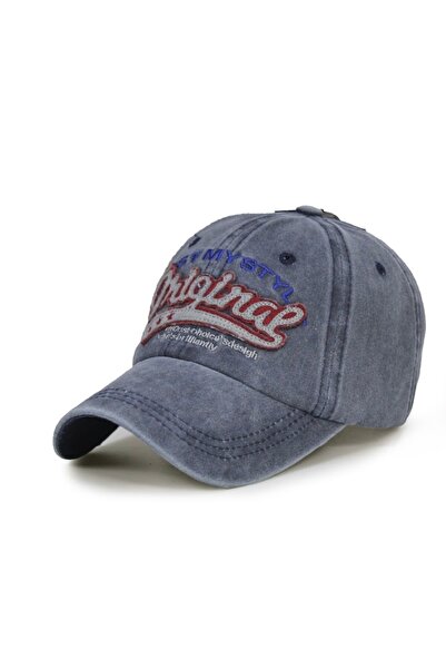 LUCEA Vintage Yıkamalı original Nakışlı Baseball Şapka – Unisex Ayarlanabilir...