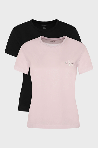 Calvin Klein Pamuklu Regular Fit Logolu Bisiklet Yaka 2 Pack T Shirt LV047C90...