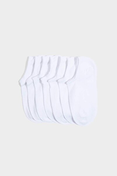 DeFacto Дамски безшевни 7-пакетни чорапи за маратонки H5640AXNS