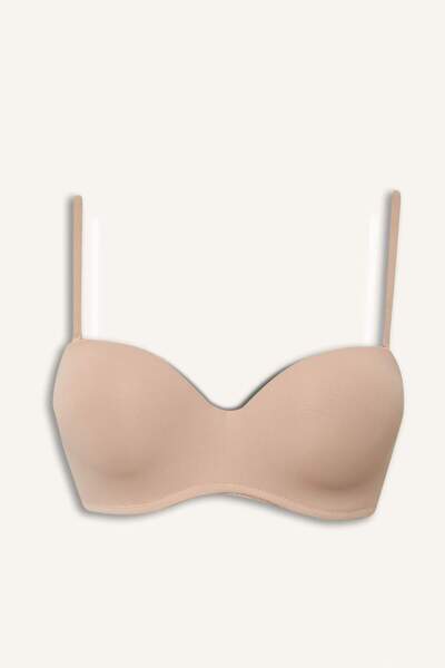 DeFacto Micro Covered Half Padded Wired Strapless Bra Y3730Az26Sp