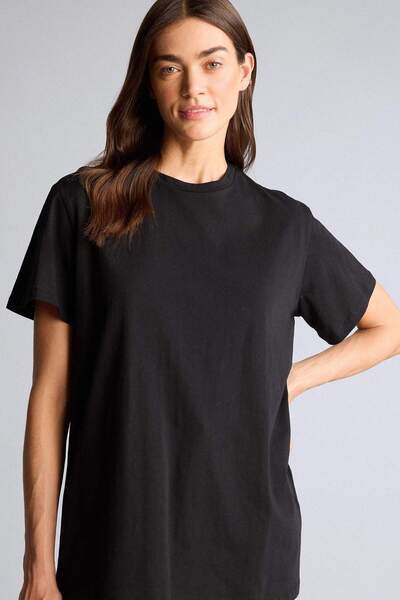 DeFacto Regular Fit Crew Neck Short Sleeve Tunic F9798Ax26Sp