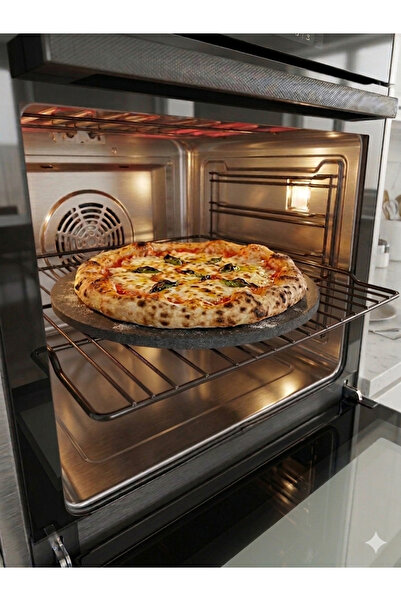 STONE EDITION YUVARLAK PİZZA FIRIN TAŞI I 1.2CM KALINLIK ÖZEL ÖLÇÜ ( 30x1.2 Cm )