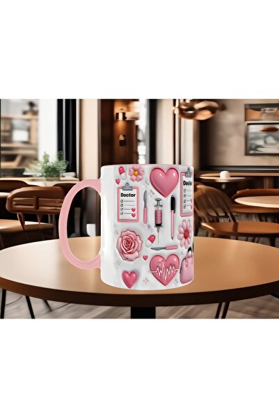 Mugs and love Kişiye özel DOCTOR DOKTOR baskı kaliteli porselen kupa