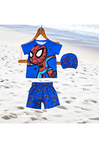 CHİCKİDSWEAR Dečiji kupaći kostim, set od 3 delova: majica + šorts + kapa za ...