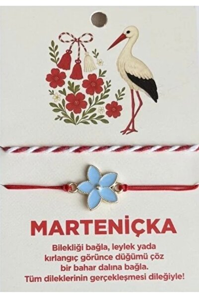 Haziran Accessory Marteniçka Set of 2 Bracelets, Flower