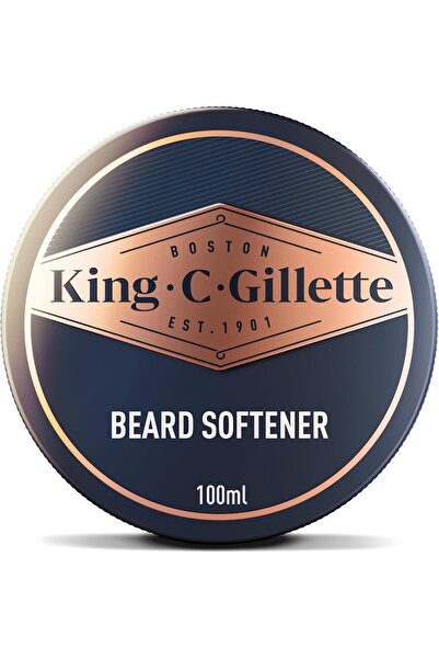 King C. Gillette بلسم ناعم للحية، ترطيب عميق بزبدة الكاكاو وزيت الأرغان وزبدة...