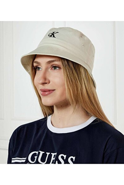 Calvin Klein Embroidered Monogram Bucket Hat Women's Hat