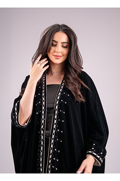 QUEEN Japanese Silk abaya, bisht style, suitable for work and special occasio...