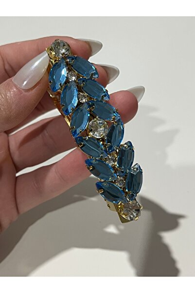 Twinssis Accessories Luksuzna automatska kopča od metala sa punim kristalnim ...