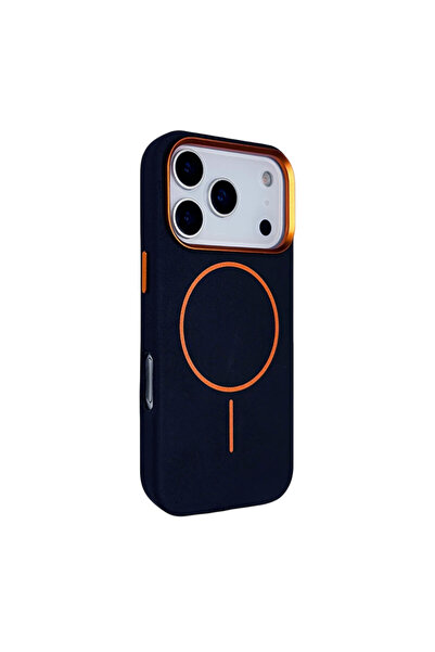 halkhouse İphone 17 Pro Kılıf Kamera Korumalı MagSafe Özellikli İçi Süet Suni...