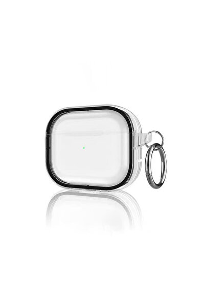 MOVENCHY حافظة Airpods Pro 2 (الجيل الثاني) شفافة لامعة - أسود