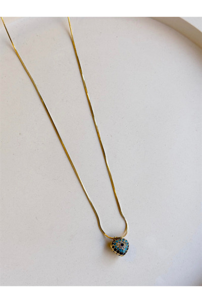 Mestore قلادة نازار من شوبينج - ذهبية