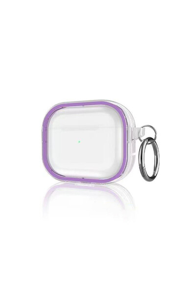 MOVENCHY حافظة شفافة لسماعات Airpods Pro 2 (الجيل الثاني) - بنفسجي