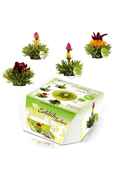 Creano Set de ceai ErbluhTeelini Flowering pentru ceașcă, 8 piese (4 arome), ...