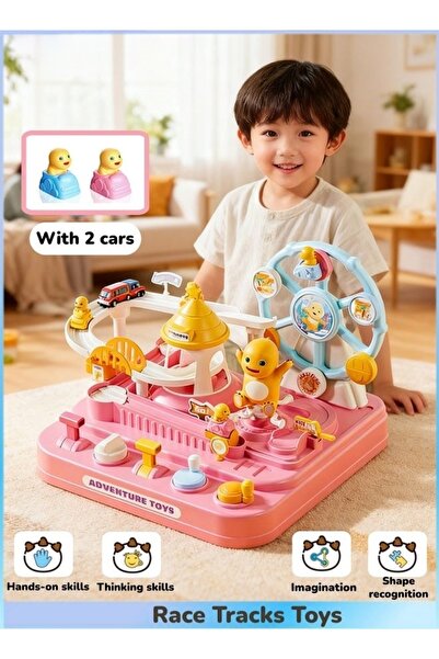 Generic Track Car Toy Set,Challenge Adventure Track Set,Kids Race Track Game ...