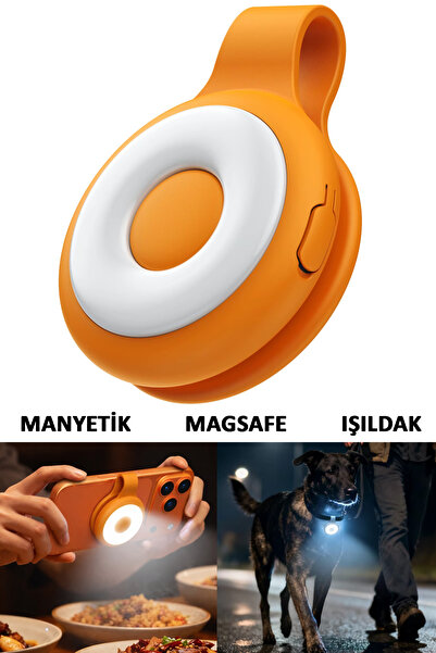 Tech&bello accessories Manyetik MagSafe LED Işık – Klipsli, 5 Kademeli Sıcak ...