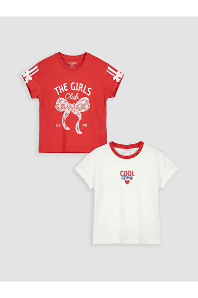 LC Waikiki Vizyon Нова колекция Детска тениска с велосипедна яка и принт за м...