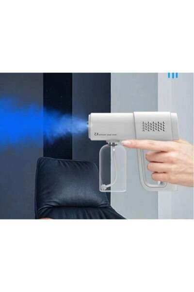 Generic مسدس رذاذ مطهر نانو، مسدس تطهير محمول قابل لإعادة الشحن بالضوء الأزرق