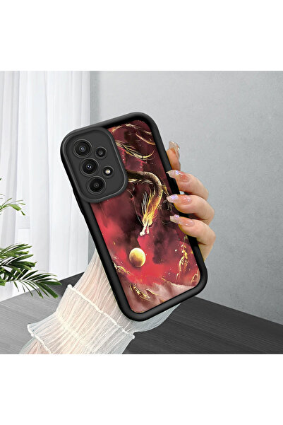 ucuc حافظة سيليكون سوداء متوافقة مع هاتف سامسونج جالاكسي A23 4G/5G، مقاومة لل...