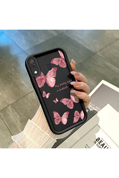 ucuc Samsung Galaxy A20/A30 Uyumlu Siyah Silikon Kılıf Darbeye Dayanıklı Kame...