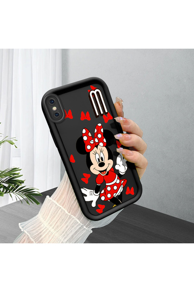 ucuc iPhone X/XS Uyumlu Siyah Silikon Kılıf Darbeye Dayanıklı Kamera Korumalı...