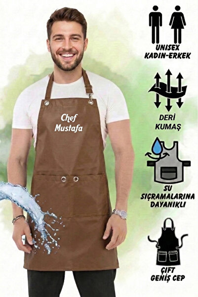 Hawk Era Önlük Kişiye İsme Firmaya Özel Şef Garson Restaurant Kafe Aşçı Mutfa...
